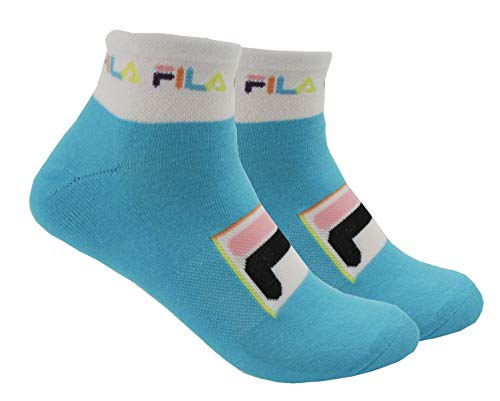 Image of Fila Unisex 2-Pack Half Cushion Quarter Length Socks