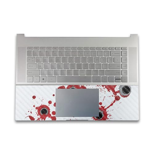 Image of Carbon Fiber Gaming Skin Compatible with HP Envy x360 16 inch (2023) - Bullet Holes - Premium 3M Vinyl Protective Wrap Decal Cover - Easy to Apply | Crafted in The USA by MightySkins