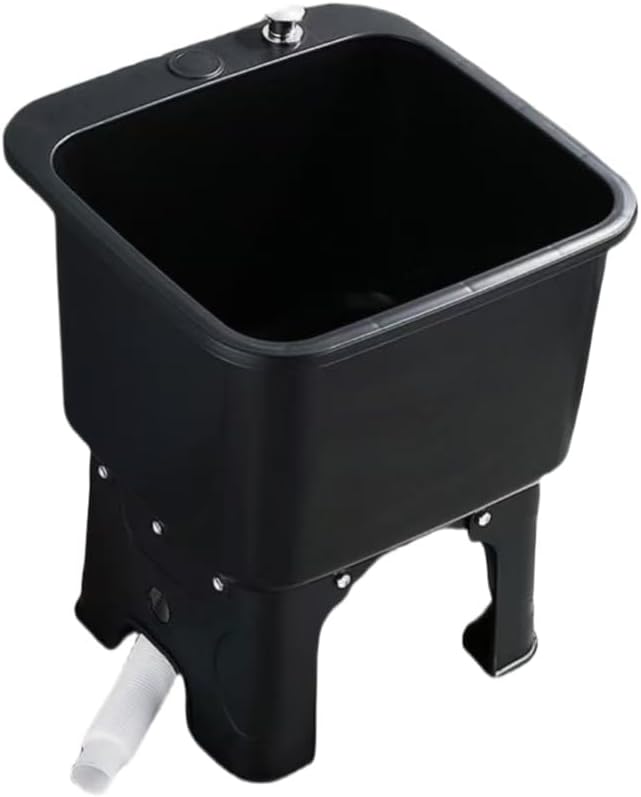 簡易流し台 キッチンシンク 屋外用 プラスチック 低い ガーデン流し台 蛇口なし 自立型 深型シンク ガーデン キャンプ 家庭 工場