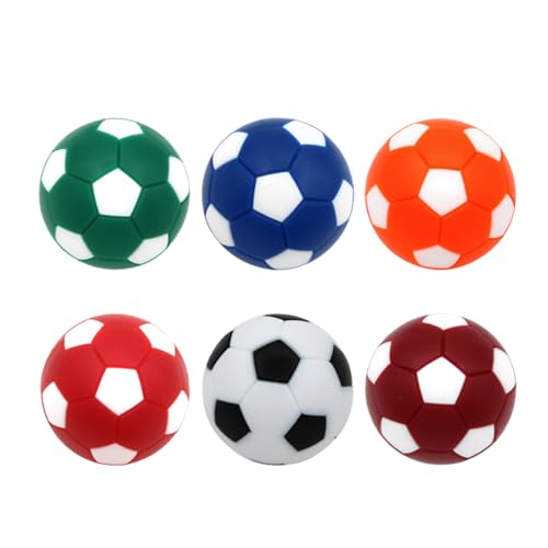 6 Pcs Foosball Table Official Tabletop Game Table Game Football Table Soccer Soccer Game Accessory