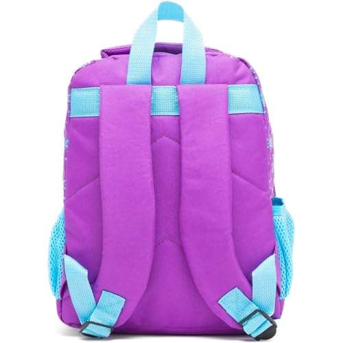 Disney 16" Frozen Backpack for Girls - Bundle with Elsa and Anna Elementary School Bag with Front Pockets Plus Stickers, Water Bottle, More | Frozen Backpack for Kids3