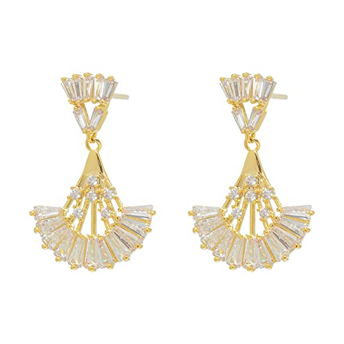Boucles d'oreilles argent S925 et zircon cubique pour femme