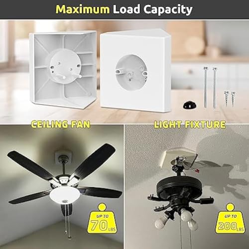 Boîte de ventilateur support de plafond FB900-1 ancrage rigide - 5