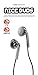 Moondrop Nice Buds Flat-Headed Earbuds with 3.5mm Stereo Plug (Black Transparent)