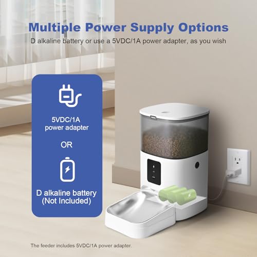 Smart Pet Feeder with Camera and Audio