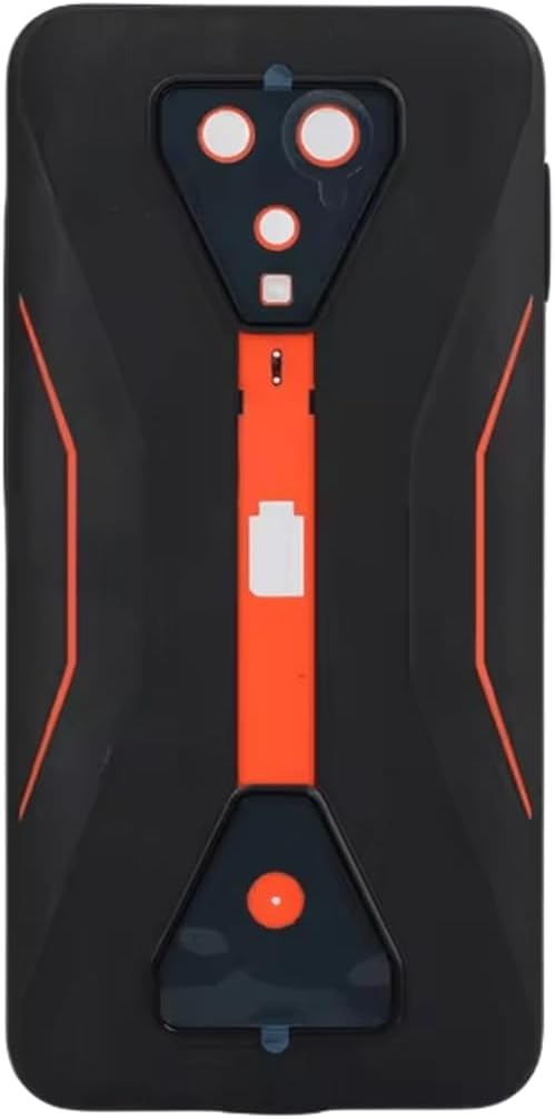 YOOOKOOO Compatible Rear Back Cover for Blackview BL5000– Battery Door Housing Replacement Part (Black Cover x Lens)