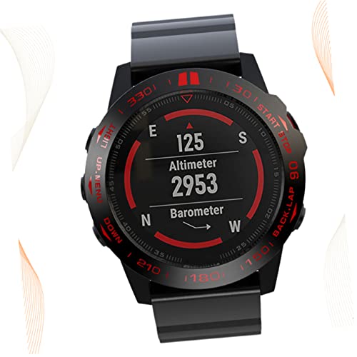 Funda protectora de metal para reloj inteligente anti-daños con letras 7