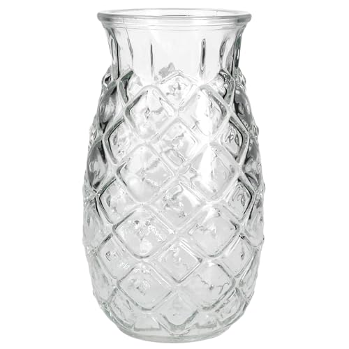 Foto von MamboCat 4er Set Pina Ananas Gläser I 400ml, Höhe 14,8cm I für 4 Personen I klares Cocktailglas mit Ananas-Relief I transparente Partygläser im Sommer I Saftgläser, Longdrink-Glas, Wasserglas
