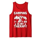 Photo Gallery uomo camping is my therapy for camping lovers - funny camper canotta Photo Gallery uomo camping is my therapy for camping lovers - funny camper canotta