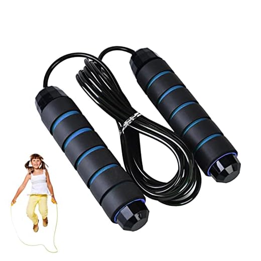 VelocidaPular Corda,Pular corda com esferas | Equipamento ginástica para homens, mulheres e crianças, treinamento cardiovascular e resistência Riastvy