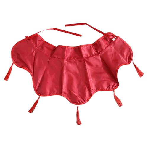 Disfraz capa para perros y gatos, talla Large, color rojo miniatura 2