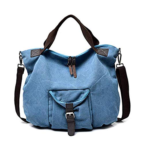 Sac à bandoulière en toile souple et sac à main tout-aller résistant femme