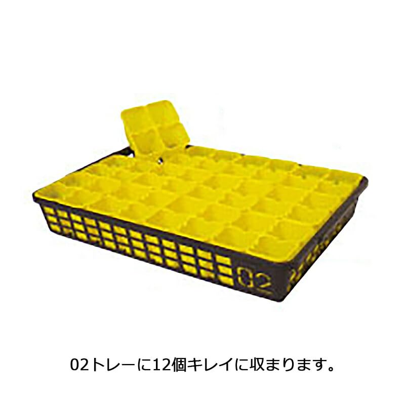 Amazon.co.jp: 1200個入 育苗 ACカットパック 2×2 黒 縦11cm×横12cm×高