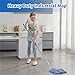 Midoneat Heavy Duty Loop End String Mop, 67Inch Stainless Steel Handle, Commercial Industrial Grade Mop for Floor Cleaning, 2 Packs