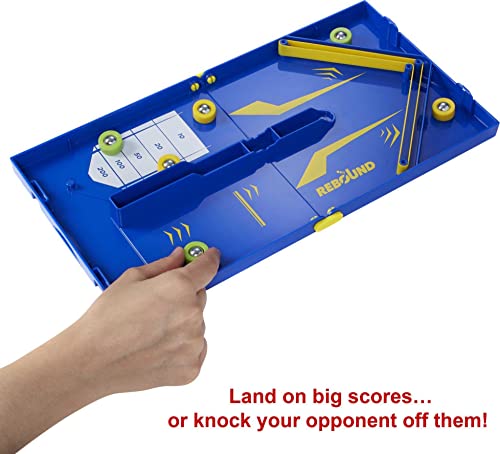 Mattel games GKF42 Rebound Voyage, Version 2 Joueurs, Jeu de Société et d'adresse pour Enfants dès 5 Ans Multicolore