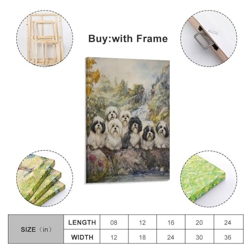 Impression Sur Toile Pékinois Décoration Maison 50x75 - 2