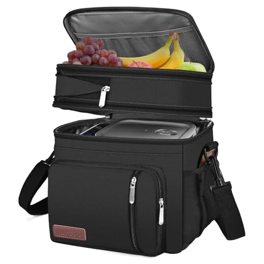 MIYCOO Bolsa Térmica Mujeres Hombres, Bolsa Isotermica Doble Capa, Bolsa Isotermica Nevera Portatil 15L