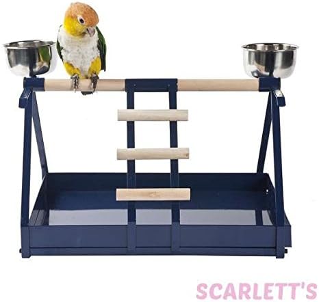 Metal Table Top Parrot Stand- Small medium Bird