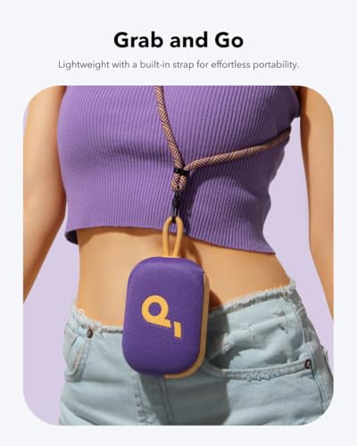 Image of soundcore Select 4 Go - Purple & Yellow | 20H Playtime, Floatable, Dustproof, Ultra-Portable Bluetooth Speaker, Powerful Sound, Ideal for Outdoors /Home /Travel-Purple