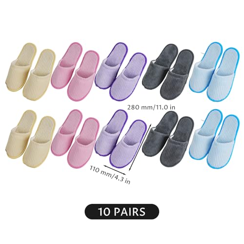 Pantoufles maison jetables en molleton pour le confort des invités