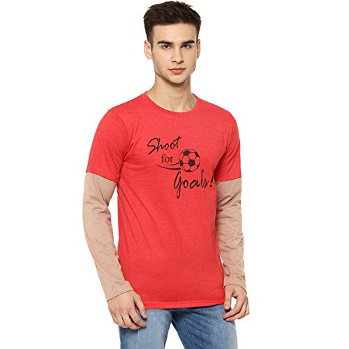 Image of CAHOOT Men's Activewear T-Shirt for Casual Wear | Crew Neck | Short Sleeve | Pull On Closure | Jersey T-Shirt Crafted with Comfort Fit for Everyday Wear