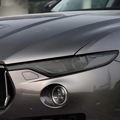 Film de protection noir teinté JCAKES pour phares Maserati Ghibl Levante