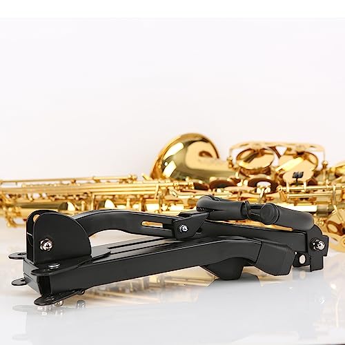 image for Rhythm Folding Saxophone Stand, Alto/Tenor Sax Stand, Adjustable Saxop