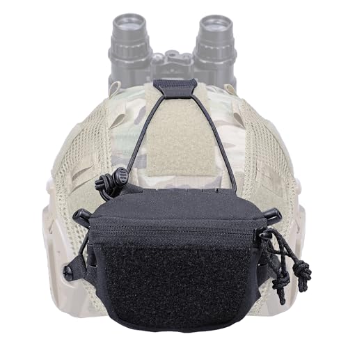 Tactical NVG Battery Pouch Helmet Mounted, Helmet Counterweight Brain Pouch