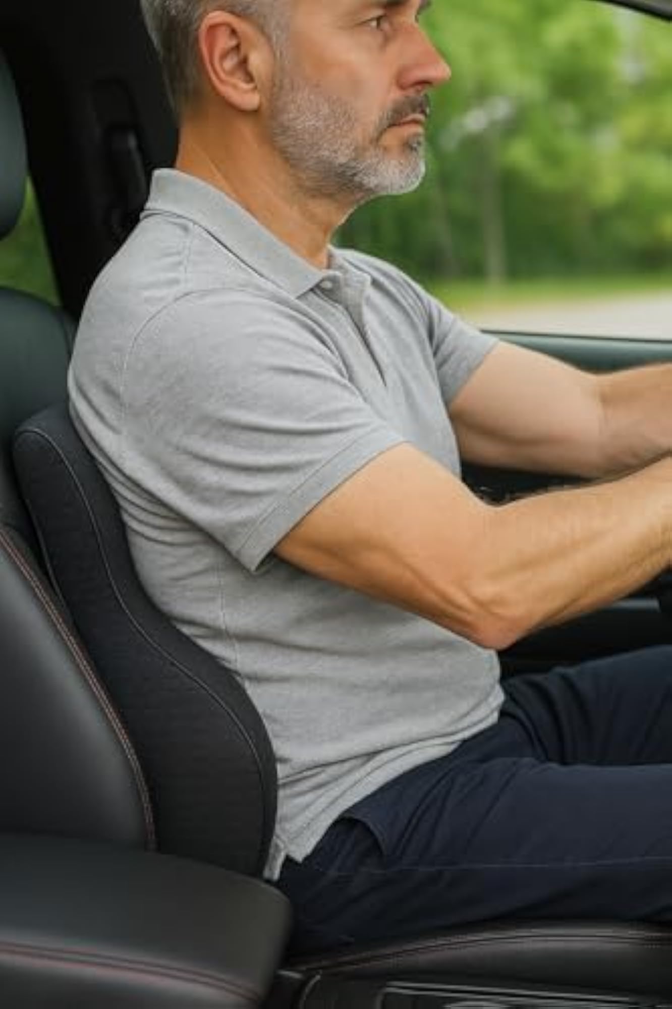 Memory Foam Lumbar Support Cushion for Car
