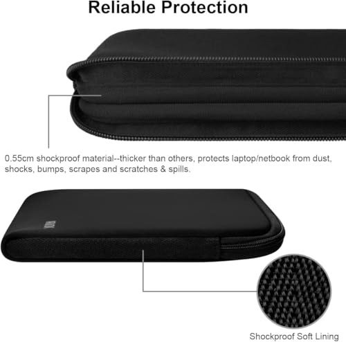Image of ARVOK 15 15.6 16 inch Laptop Sleeve Ultra-Thin Case MacBook pro 16 inch Sleeve Water-Resistant Notebook Computer Pocket Tablet Briefcase Carrying Bag Pouch Skin Cover for HP /Dell /Lenovo /Asus /Acer
