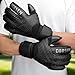 Obbsen Soccer Goalie Gloves for Kids, Youth&Adult Soccer Goalkeeper Gloves, Strong Grip Anti-Slip Latex Palm Breathable Goalkeeping Gloves with Fingersaves
