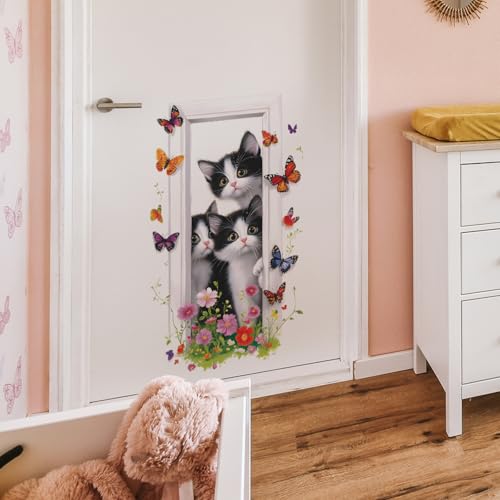 Vinilos Decorativos 3D Gatitos Achang para Pared miniatura 4