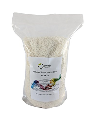 Magnesium Chloride Flakes Clouro de Magnesio Greenway Biotech Brand 15 Pounds
