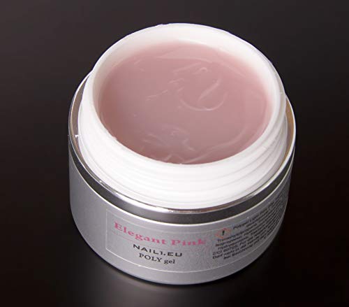 NAIL1.EU LED UV Poly-Gel PROFILINE Elegant Pink dick, schnellhärtend, Acryl-Gel, 60 g – Bild 4