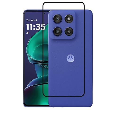 Image of Tempered Glass Screen Protector Compatible For MOTO EDGE 60 STYLUS /Motorola EDGE 60 STYLUS with Easy Self Installation Kit