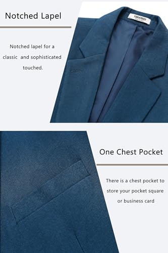COOFANDY Men's Casual Blazer One Button Sport Coat Slim Fit Lightweight Suit Blazer Jacket4