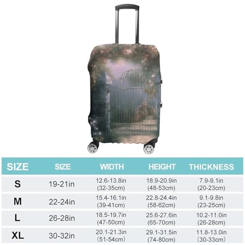 Secret Garden Luggage Cover Elastic Suitcase Protector Case Anti-Scratch Washable Baggage Covers Protector For Traveling, Aircraft Consignment L2