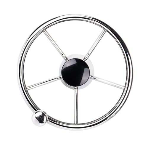 Volant marine en acier inoxydable 13.5 pouces à installation facile pour bateau
