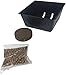 Handy Pantry Organic Cat Grass Kit - Includes 1 Tray, 1 Soil Puck, and Non GMO Wheatgrass Seed - A Healthy Treat for Cats, Dogs, Rabbits, and More
