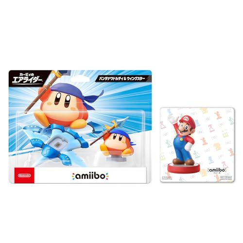 amiibo バンダナワドルディ&ウィングスター(カービィのエアライダーシリーズ) 【Amazon.co.jp限定】特典 オリジナルステッカー 同梱