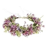 diadema flores silvestres 🌺 Tamaño: 20 x 20 cm, material: tela.
