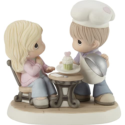 Precious Moments 213002 Serving Up Some Love for You Bisque Porcelain Figurine