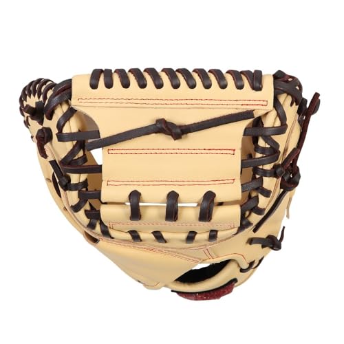 ミズノ（MIZUNO） 軟式 グラブ 捕手用 野球グローブ 一般 ウィルドライブ レッド AXI 1AJCR14210 8066（ベージュ/ＦＦ/Men's） 4枚目