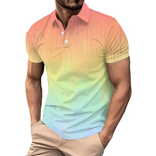 Polo pour homme décontracté et confortable en maille respirante pour l'été
