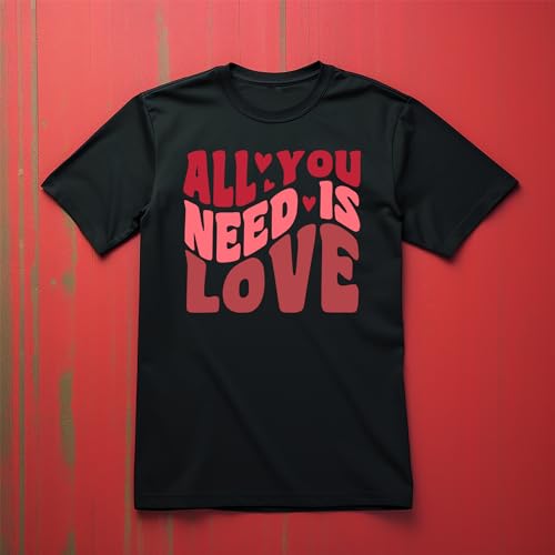 The Shirt Shack T-shirt « All You Need is Love » – Drôle et réconfortant ! Design imprimé unisexe pour répandre l’amour et les rires pour les fans de romantiques et des Beatles - Les Beatles, Paul McCartney, John Lennon, RIngo Starr, George Harrison The Shirt Shack T-shirt « All You Need is Love » - Drôle et réconfortant ! Design imprimé unisexe pour répandre l'amour et les rires pour les fans de romantiques et des Beatles – Image 3