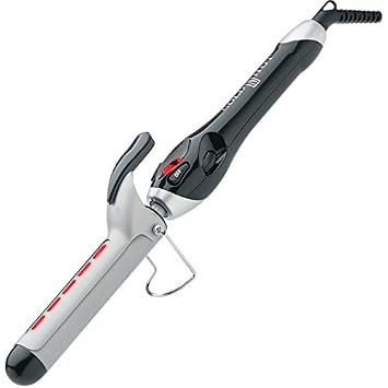 Gold n Hot Professional Infrared Light-Up Ceramic Spring Curling Iron, 1 Inch, 0.89 Ounce