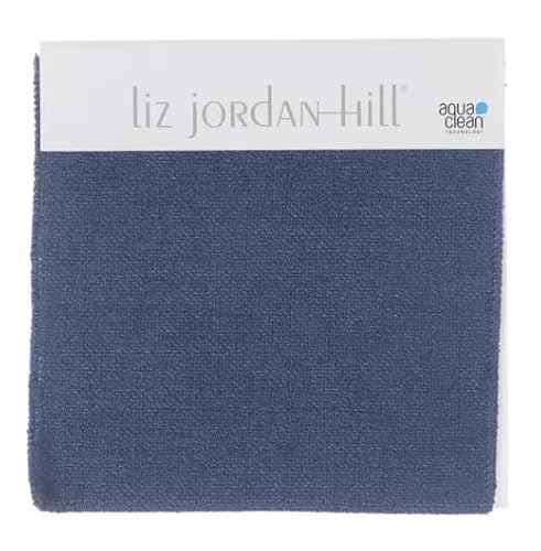 Liz Jordan Hill Luxury Nightfall Chenille Stain Resistant Aquaclean Upholstery Fabric by the Yard Material for Home, Auto, Rv, Sofa, Chair -AC Spirit, Nightfall 011-Sample