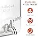 1 Gallon Glass Drink Dispenser 2 Pack - Drink Dispenser with Stand, Juice Dispenser, Drink Dispensers for Parties, Glass Water Dispenser with Stainless Steel Spigot, Lemonade Dispenser