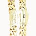 Nuragold 10k Real Yellow Gold Royal Monaco 9mm Miami Cuban Link Bracelet (6
