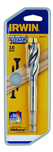 Image of Irwin 10507713 Blue Groove Power Bit 16mm
